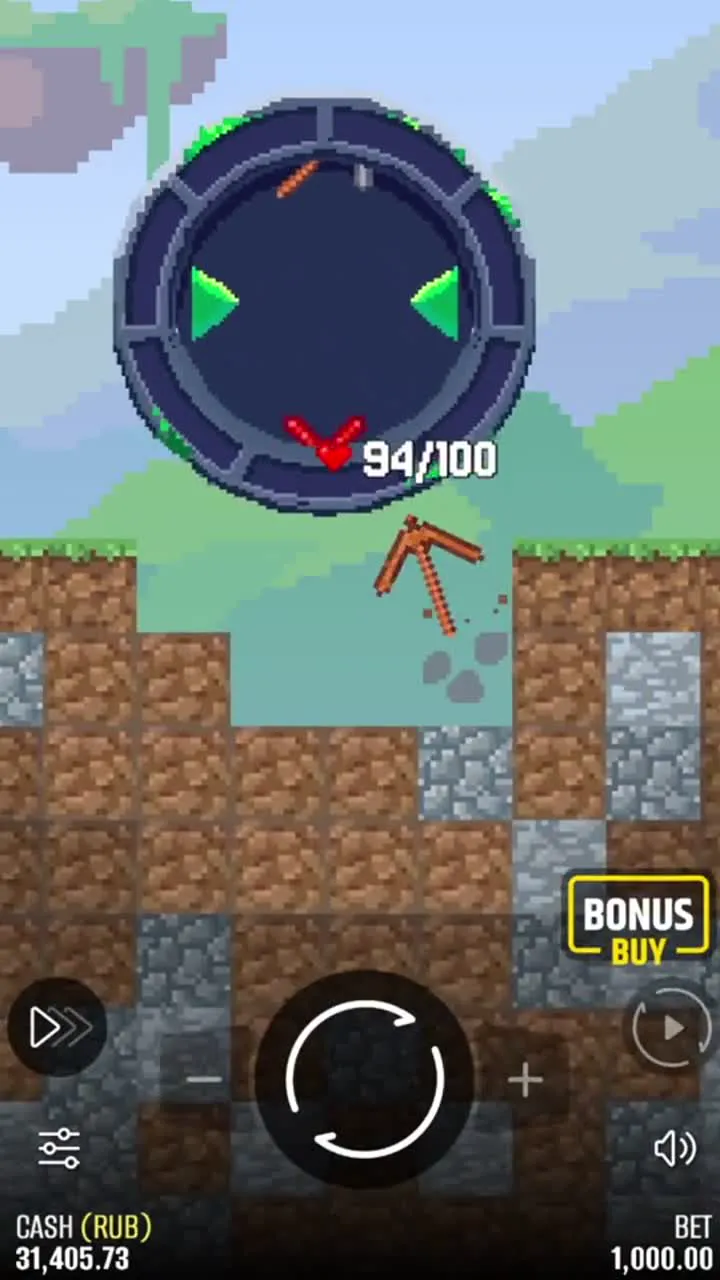 Деревянная кирка Falling Pickaxe на 94 из 100